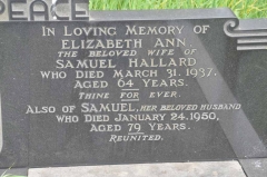 Hallard - Samuel, Elizabeth